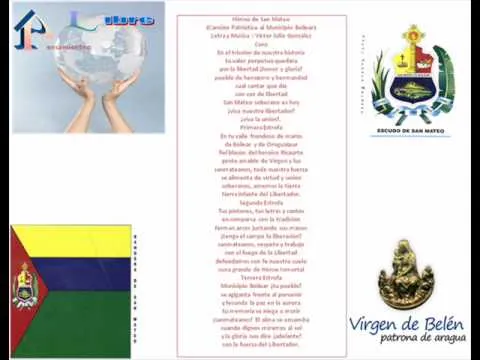Simbolos Patrios, Himno Oficial del Municipio Bolivar - YouTube
