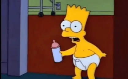 Bart cuando bebé - Imagui