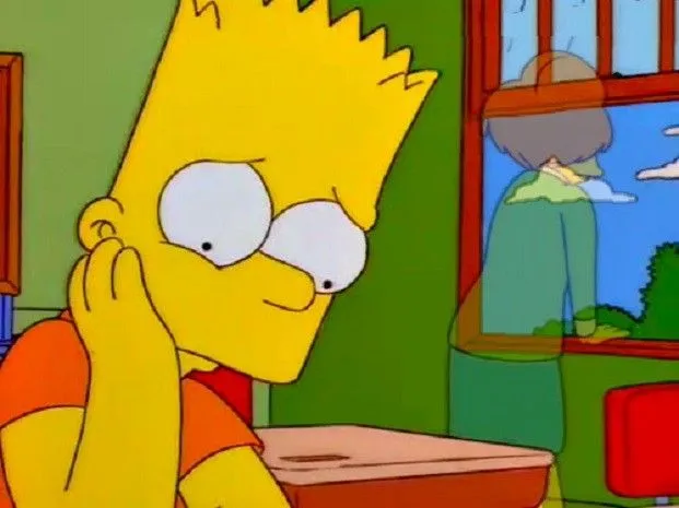 Bart llorando por amor - Imagui