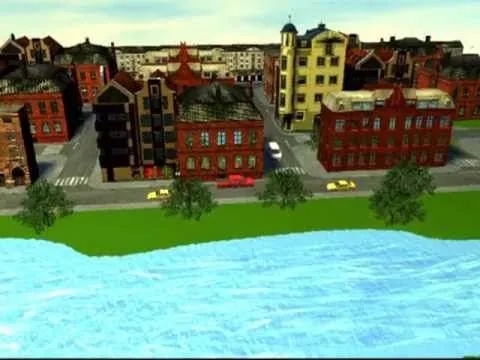 Simulación de inundación - YouTube