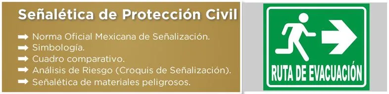 Sistema Estatal de Protección Civil - Señalética de Protección Civil