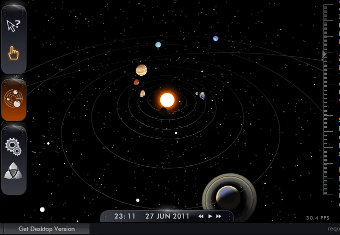 Sistema solar interactivo ~ Docente 2punto0