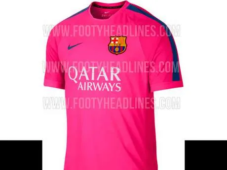 Sitio web filtra diseño del segundo uniforme del Barça para 2015