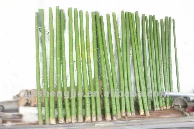 Sj grande pintado Artificial verde de bambú palillo / de bambú de ...
