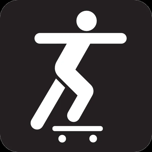 Skate Boarding Black clip art - vector clip art online, royalty free ... Skate Boarding Black clip art - vector clip art online, royalty free ...