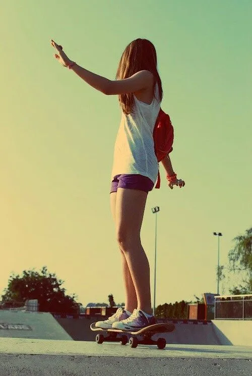 skateboard ... girls can skate too.. | Skater Girl | Pinterest