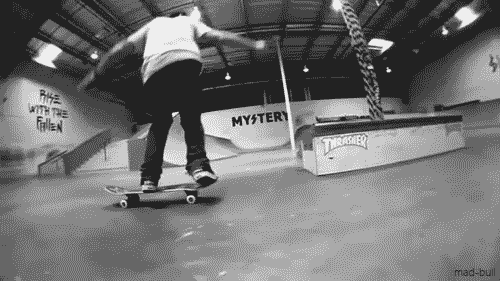 Skateboarding Animated GIF