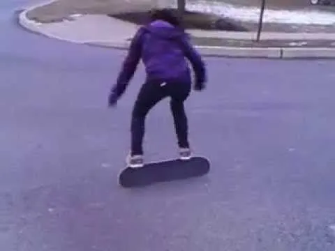 Skater girl bag of tricks - YouTube