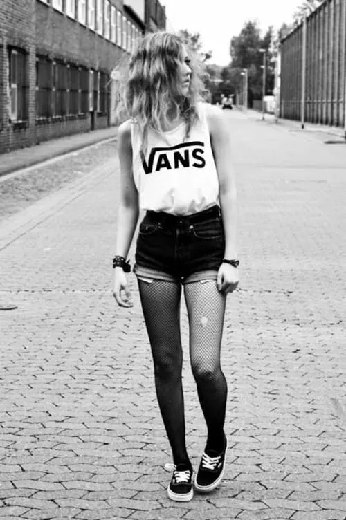 Skater girl outfit | Shoes, Clothes & Accessories | Pinterest ...