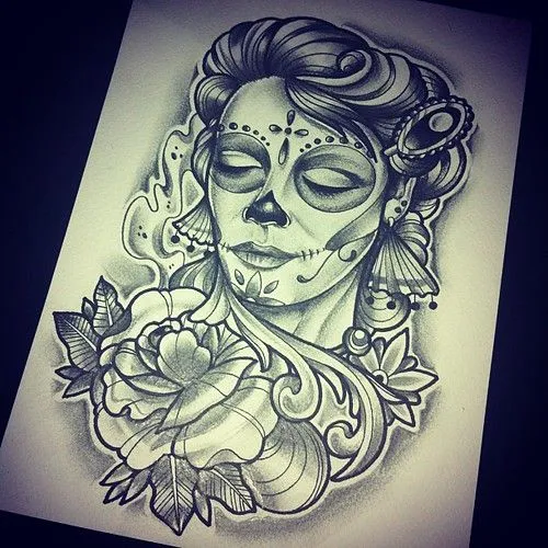 Sketch catrina #tattoo #ta2 #tinta #tatuaje #ink #sc #skin ...