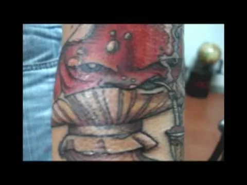 skink tattoo, Lucas O session uno, hongo .mov - YouTube