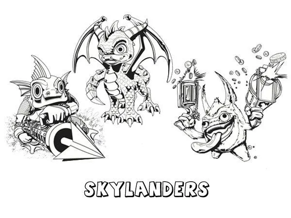 Skylanders para imprimir - Imagui