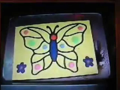 Slikanje peskom-leptir - YouTube