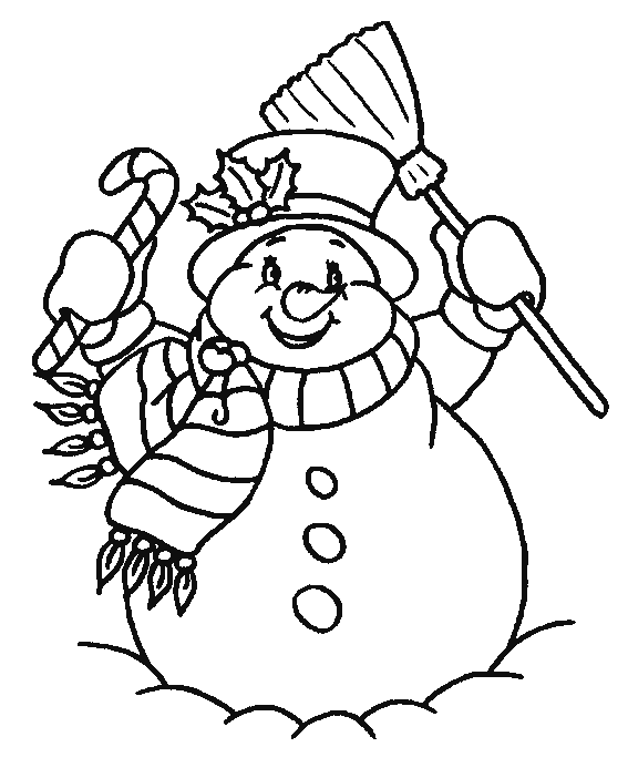 snowman coloring page | Snowman activities | Pinterest | Muñeco De ...