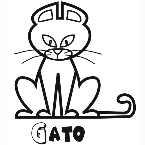 Gatos faciles de dibujar - Imagui