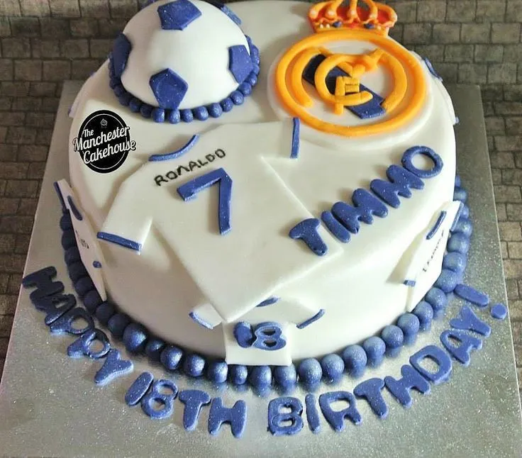 Real Madrid football cake from The Manchester Cakehouse! | Cake ...