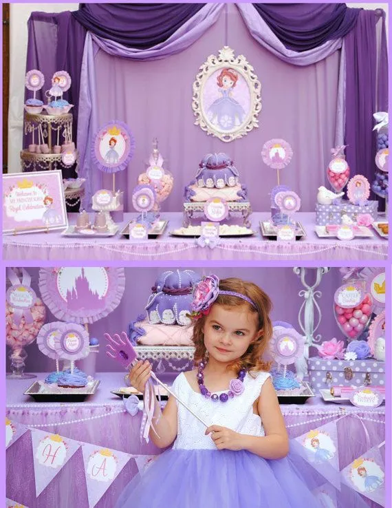 SOFIA Party - COMPLETE - Disney Princess Party - Sofia the First ...