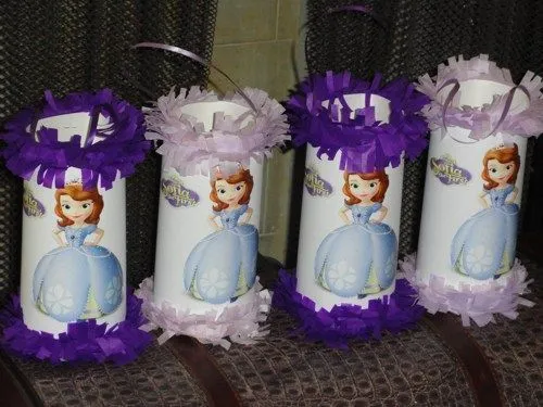 Sofia The First Birthday Party Mini Pinatas Candy Goody Bags ...
