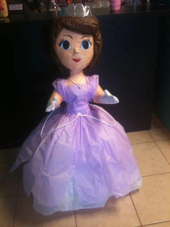Sofia the First Pinata by TheFabPartyShop on Etsy, $45.00 ...