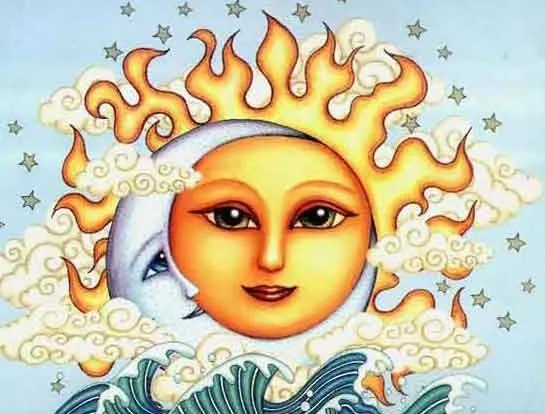 Sol y luna juntos - Imagui