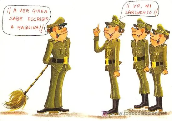 Soldados en caricatura - Imagui