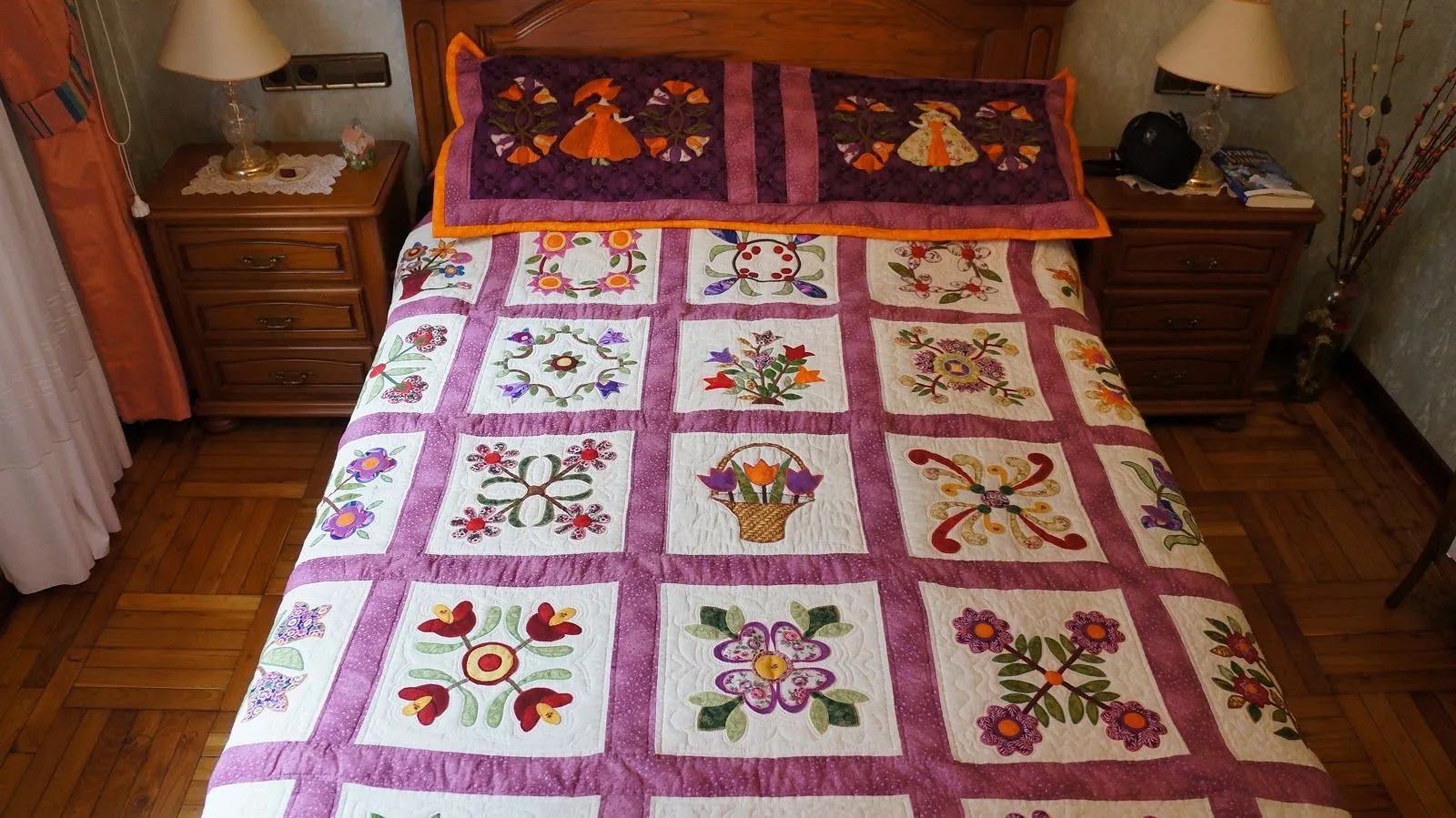 SOLI MULTILABORES - LABORES A MANO: COLCHA PATCHWORK DE FLORES ... SOLI MULTILABORES - LABORES A MANO: COLCHA PATCHWORK DE FLORES ...