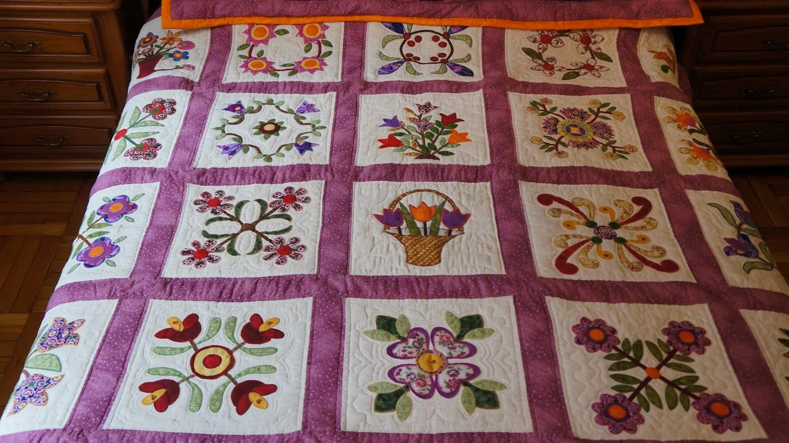 SOLI MULTILABORES - LABORES A MANO: COLCHA PATCHWORK DE FLORES ... SOLI MULTILABORES - LABORES A MANO: COLCHA PATCHWORK DE FLORES ...