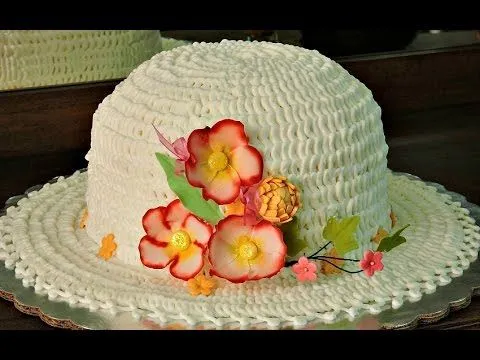 Sombrero -Pastel decorado para Día de las Madres.-LuzMa CyR. - YouTube