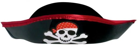 Sombrero de pirata para niño o niña: Sombreros,y disfraces ...