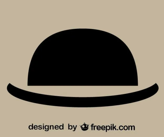 Sombrero redondo antiguo de caballero | Descargar Vectores gratis