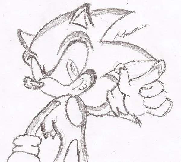 Sonic dibujo a lapiz - Imagui
