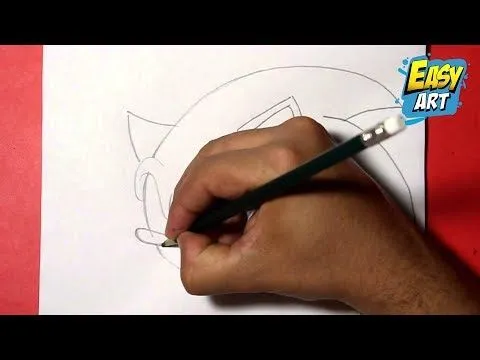SONIC / how to draw sonic / como dibujar a sonic / - YouTube