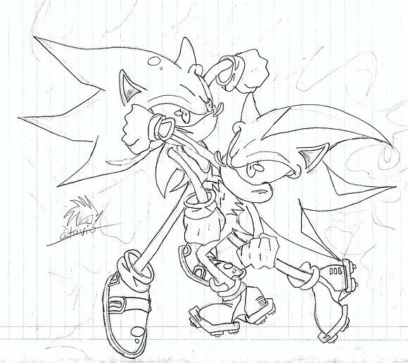 Sonic hasta las nubes - Pongan aquí sus dibujos de Sonic hechos a ...