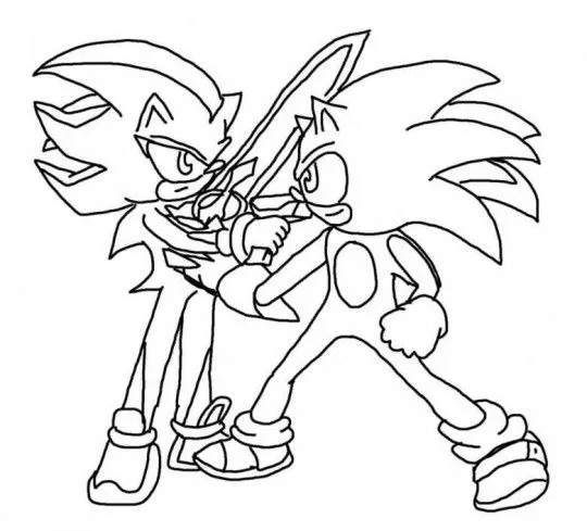 Sonic-para-colorear-dibujos- ...