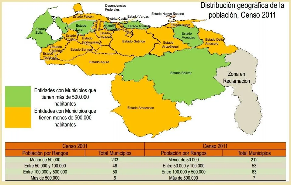 cuales soon las regiones mas pobladas en venezuela y el mapa donde las  muestres - Brainly.lat