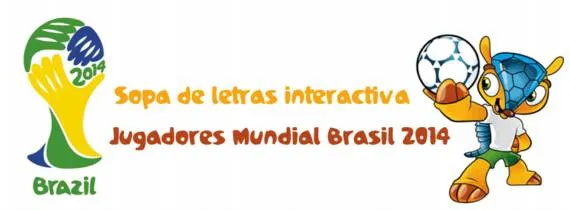 Sopa interactiva: jugadores de fútbol Brasil 2014 | El Club del ...