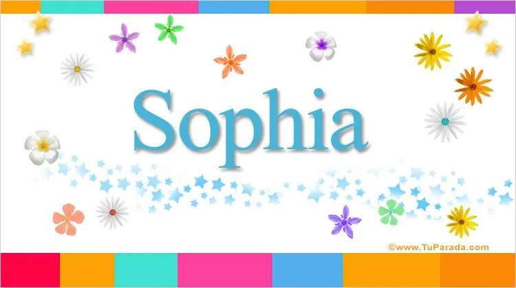 Sophia, significado del nombre Sophia, nombres