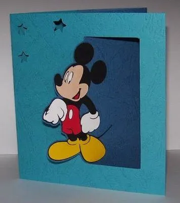 Libros Pop-Up Books Cards: Cómo hacer una Tarjeta Pop-Up de Mickey ...