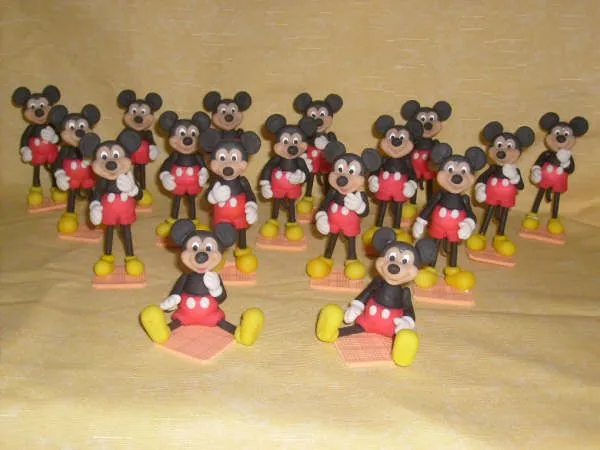 Souvenir de Mickey Mouse porcelana fria - Imagui