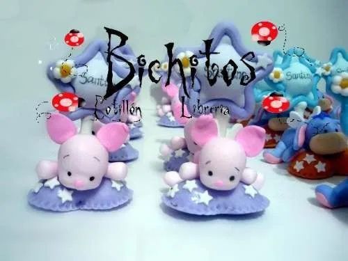 Souvenirs Nacimiento/ Bautismo Winnie Pooh En Porcelana Fría ...