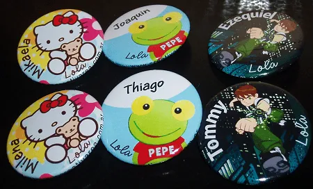 Souvenirs personalizados para cumpleaños con el Sapo Pepe, Ben 10 ...