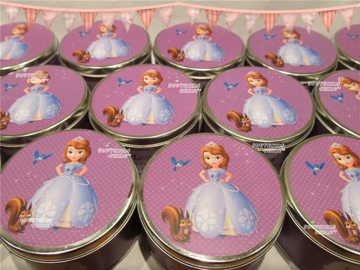 Souvenirs Personalizados, latas personalizadas Princesa Sofia ...