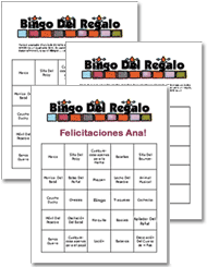 spanish games « BabyShowerGames – Printable Baby Shower Games
