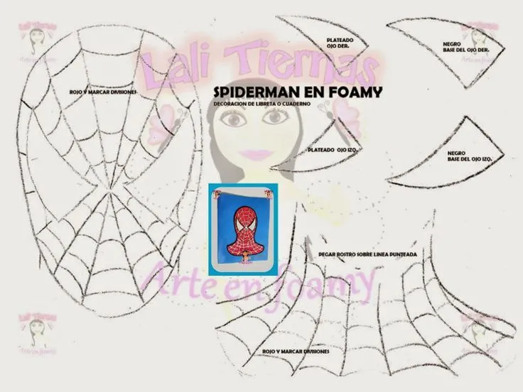Spiderman | Goma E.V.A | Pinterest | Spiderman