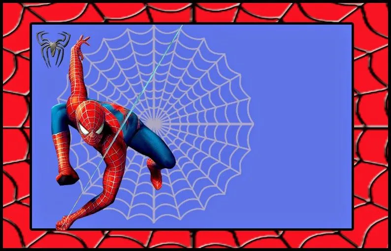 Spiderman: Invitaciones, Marcos o Tarjetas para Imprimir Gratis ...