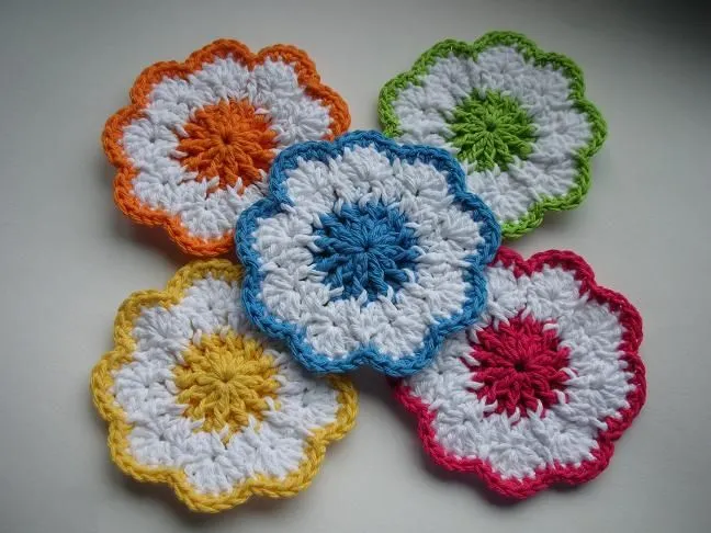 Springtime Coasters Crochet Pattern | AllCrafts Free Crafts Update Springtime Coasters Crochet Pattern | AllCrafts Free Crafts Update