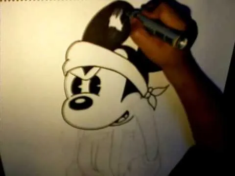 Srep By Step on How to Draw MIckey Mouse (Chicano Rap Instrumental ...
