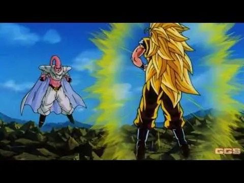 SSJ3 Goku Vs Super Buu(Gotenks Absorbed)[1080p HD] - YouTube
