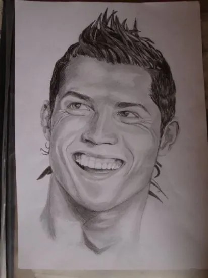 Stars Portraits - Portrait of Cristiano Ronaldo by Jakemacantsionnaigh