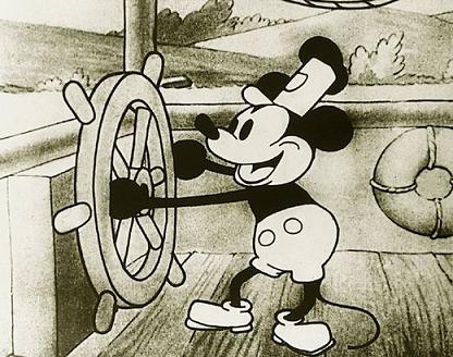Mickey Mouse blanco y negro - Imagui